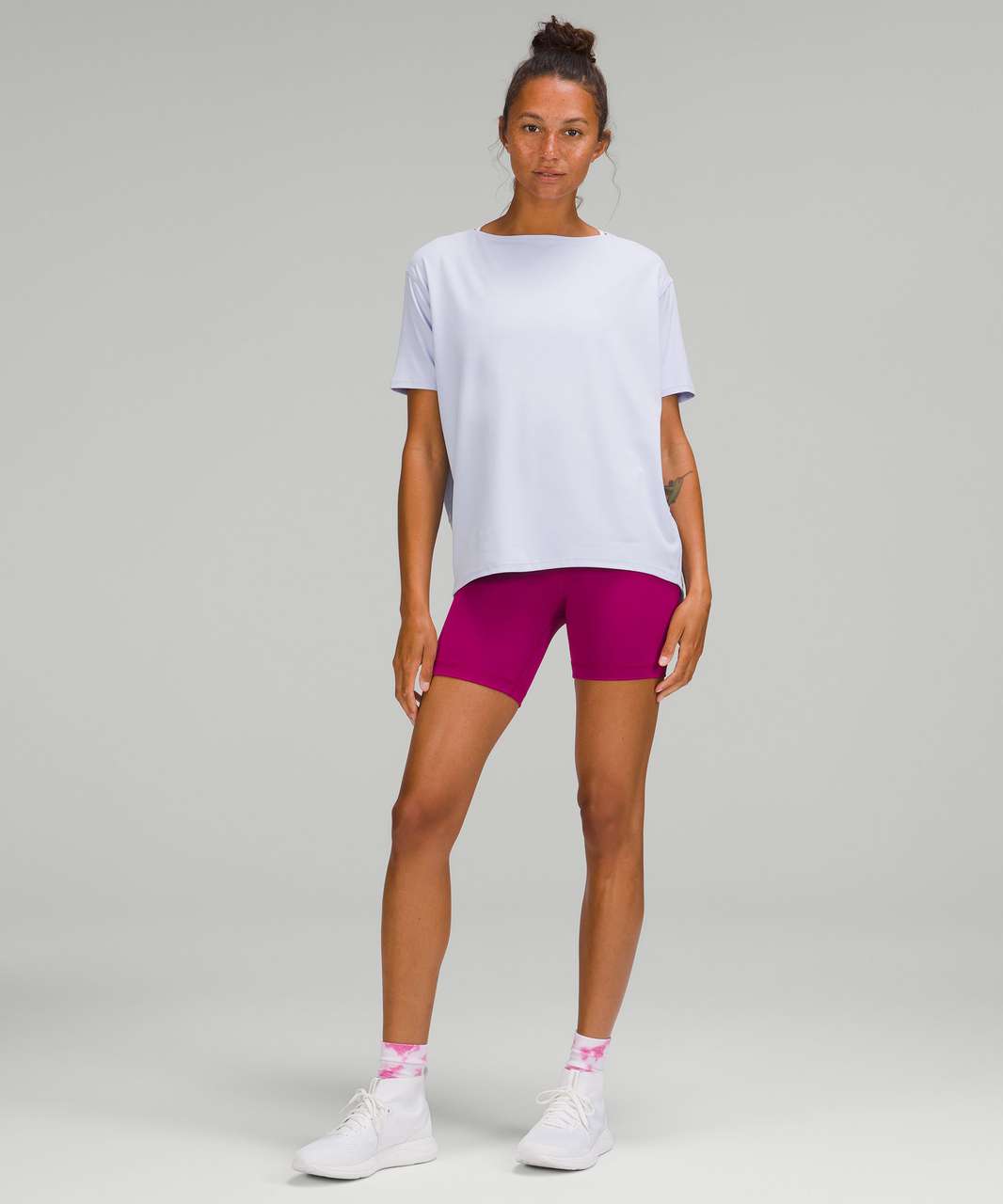 Lululemon Back in Action Short Sleeve T-Shirt *Nulu - Pastel Blue