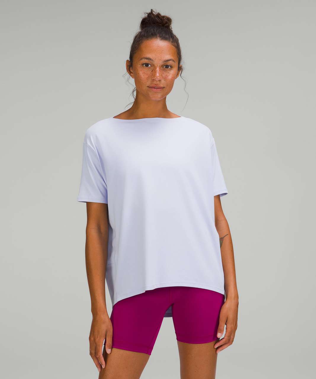 Lululemon Back in Action Short Sleeve T-Shirt *Nulu - Pastel Blue