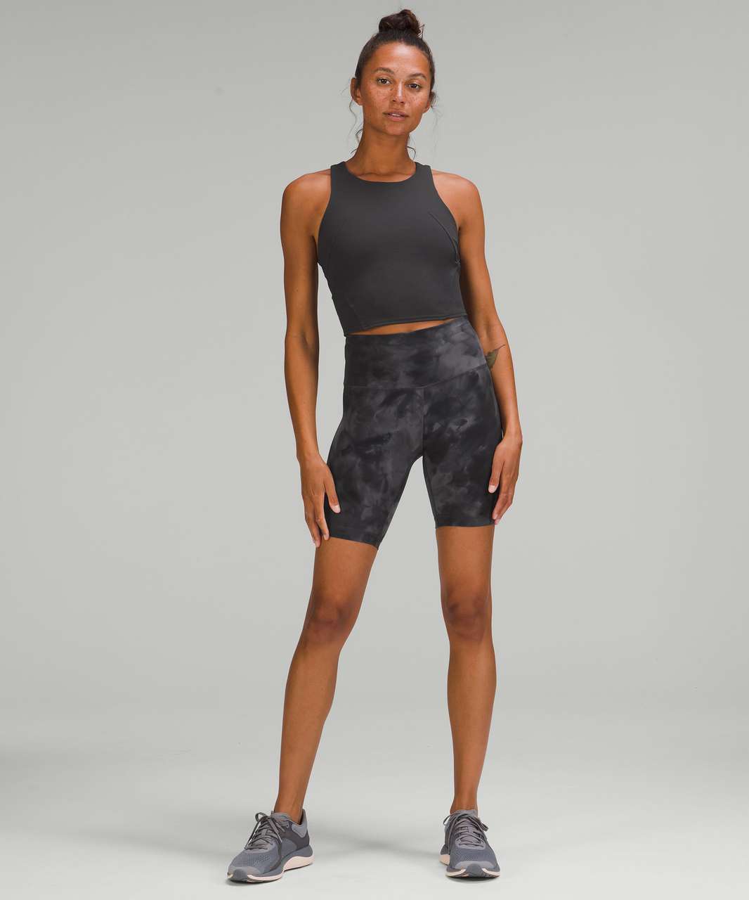 Lululemon Seamless Mesh Supportive Training Tank Top - Graphite Grey - lulu  fanatics