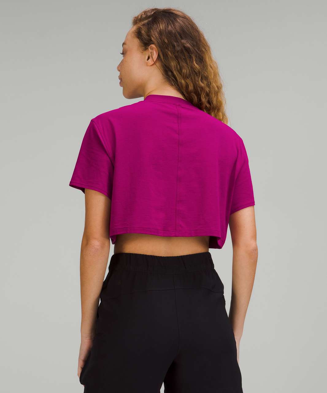 Cute Magenta Top - Velvet Top - Crop Top - Crop Tee - Velvet Crop Top -  $25.00 - Lulus