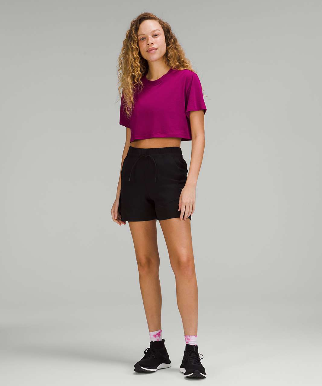 Lovers and Friends Lana Crop Top in Magenta