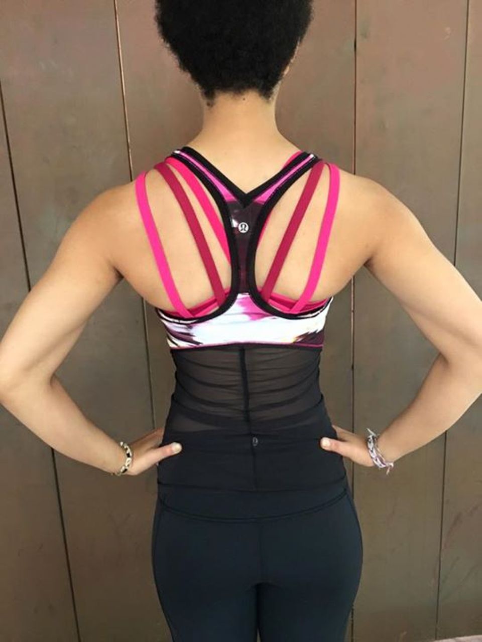 Lululemon Cool Racerback *Shine On - Pigment Wind Berry Rumble Multi