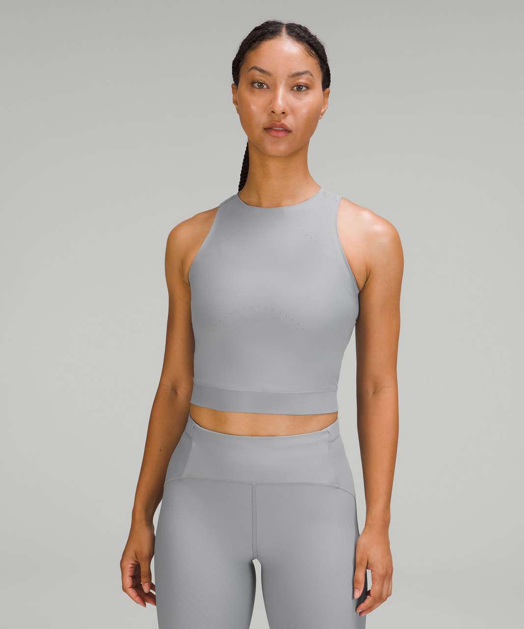 Lululemon SenseKnit Running Tank Top - Rhino Grey - lulu fanatics