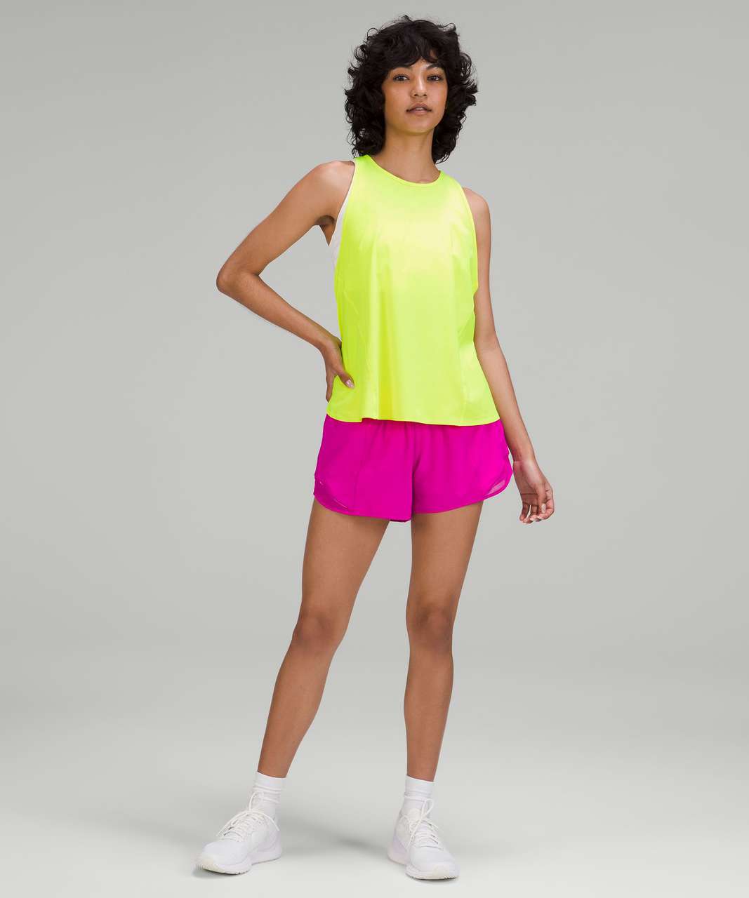 Lululemon Lightweight Stretch Running Tank Top - Highlight Yellow