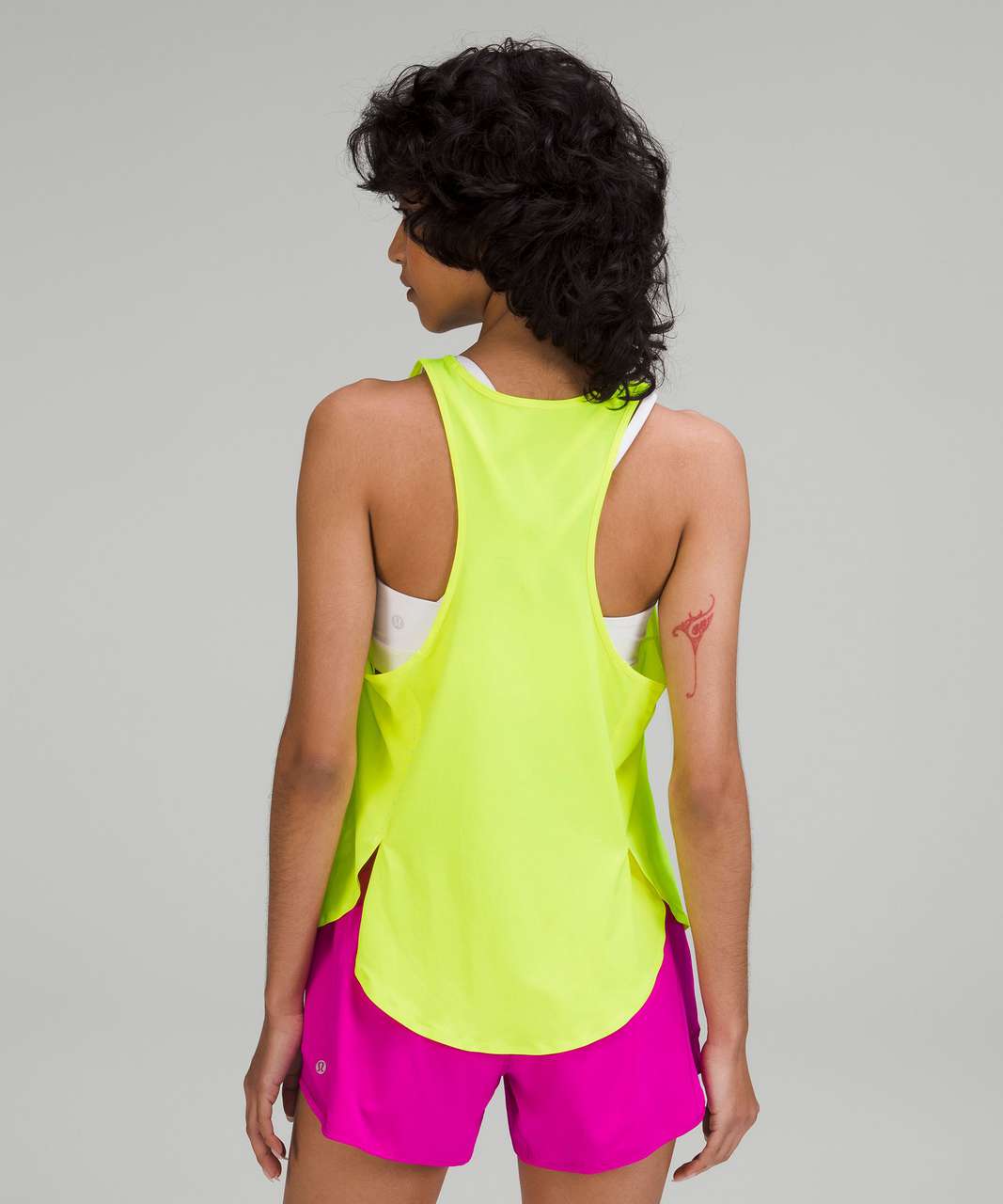 Run for the Bling Tank Top: YELLOW