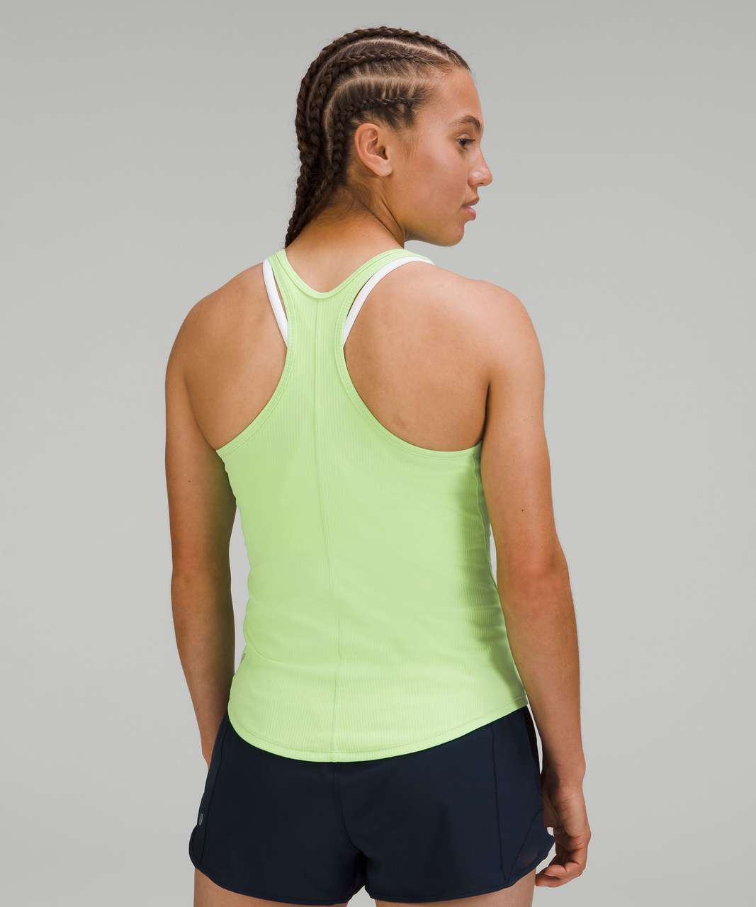 Lululemon Base Pace Ribbed Tank Top - Scream Green Light (First Release)