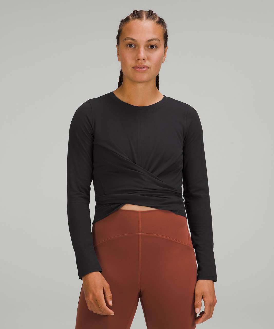 Lululemon Time to Restore Nulu Long Sleeve Shirt - Black