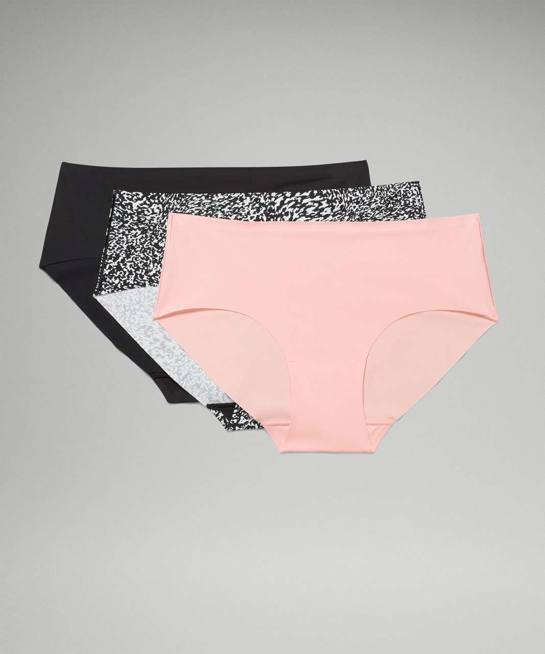 Lululemon UnderEase Mid-Rise Thong Underwear - Pink Taupe - lulu