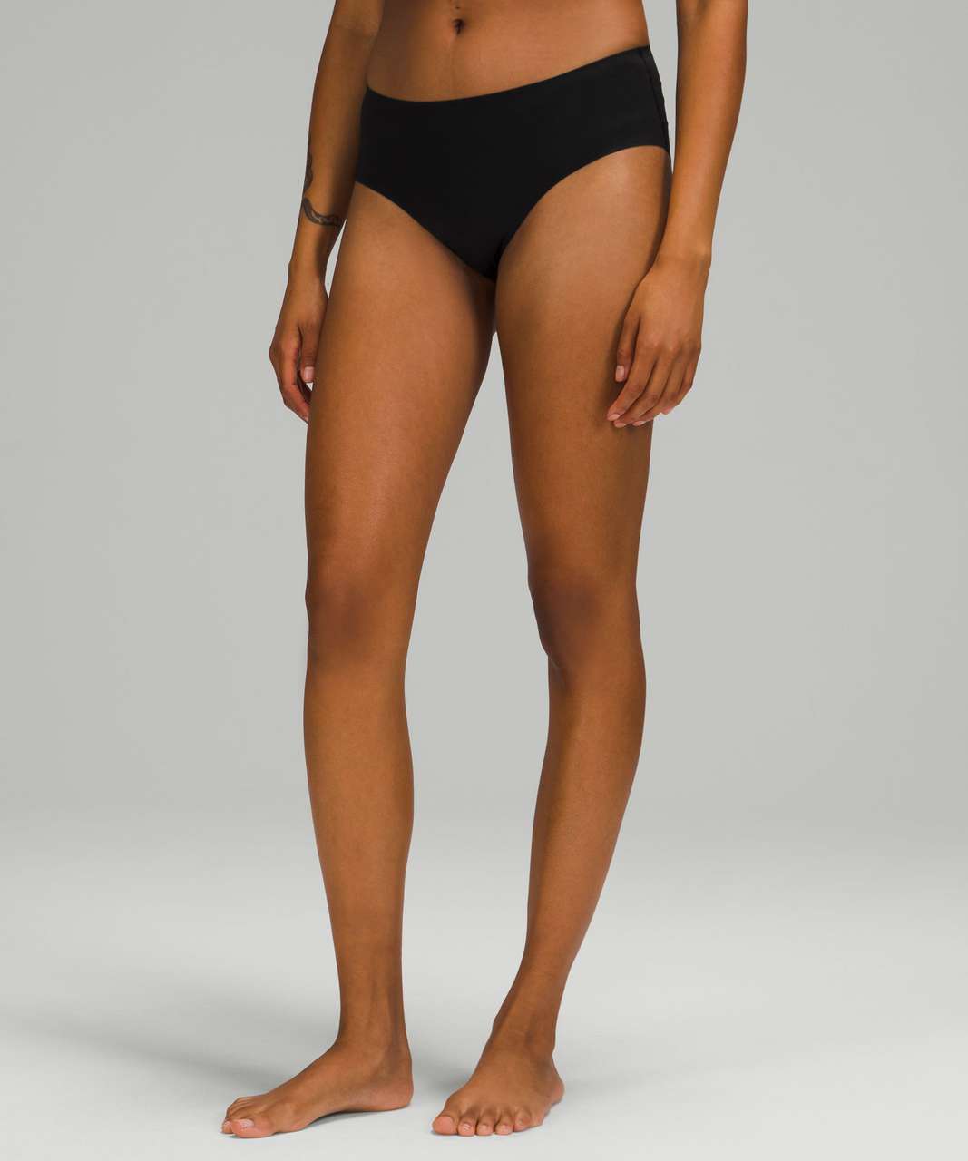 Lululemon Invisiwear Mid-rise Bikini Underwear 3 Pack In Black/dew