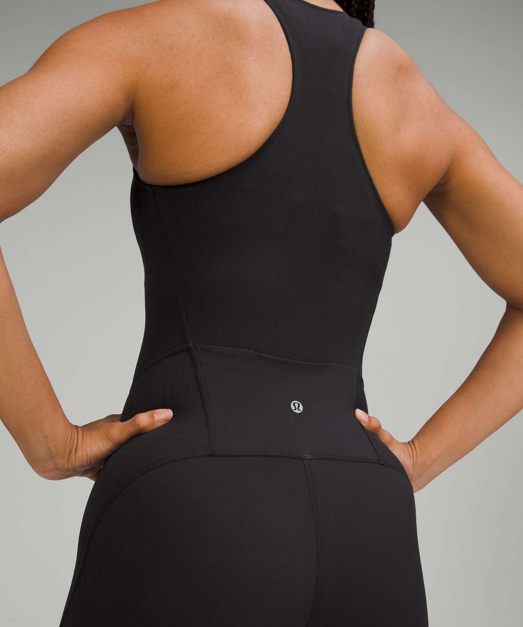 Lululemon SenseKnit Running One-Piece - Black - lulu fanatics