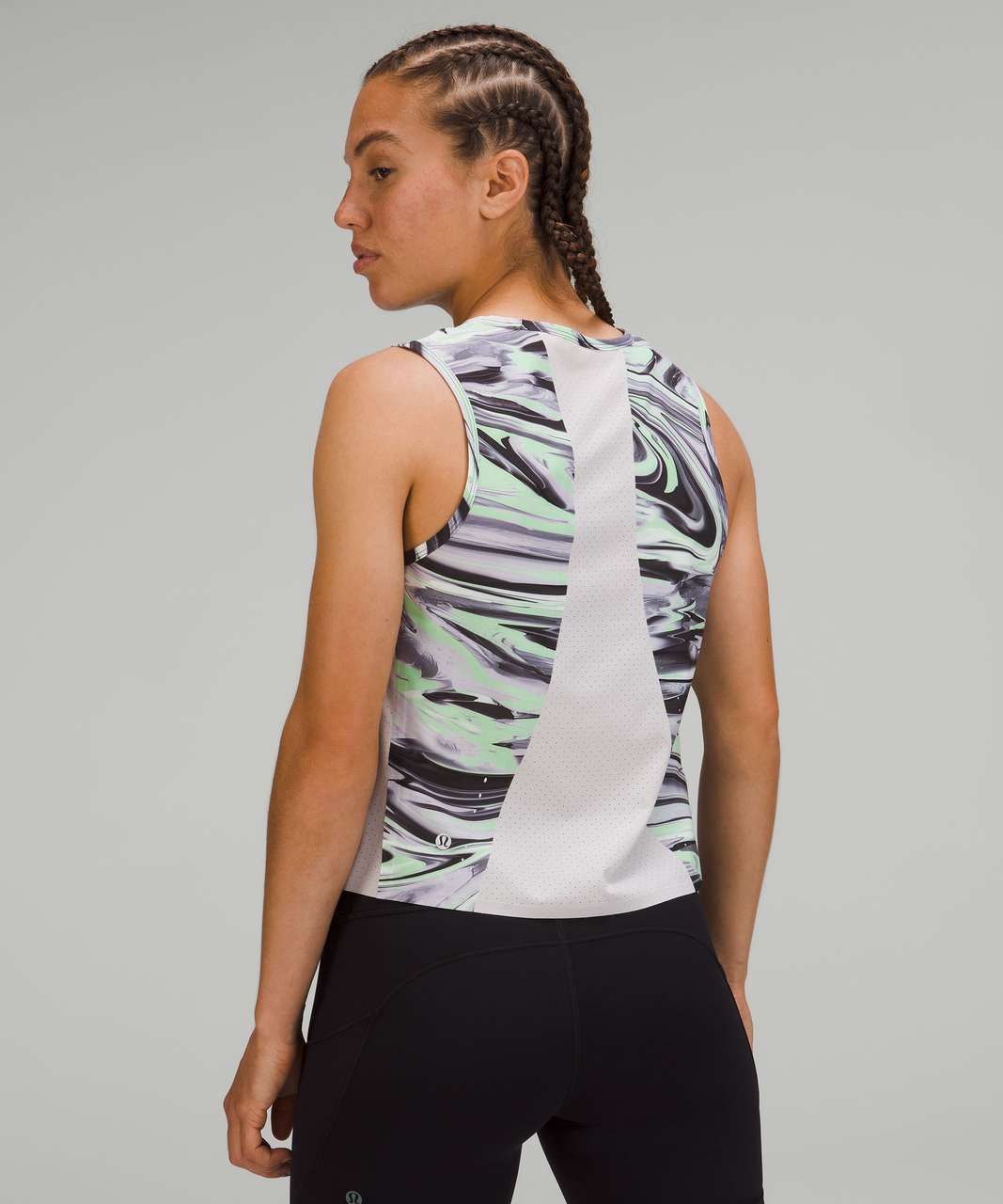 Lululemon Swift Ventilated Running Tank Top - Paint Glide Warp Multi