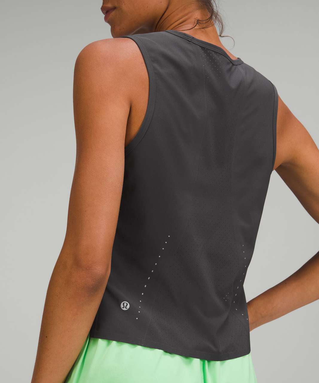 Lululemon Swift Ventilated Running Tank Top - Graphite Grey - lulu