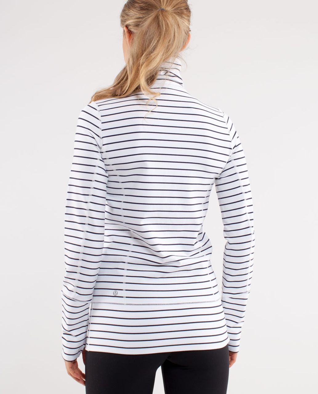 LULULEMON IN STRIDE JACKET QUIET STRIPE