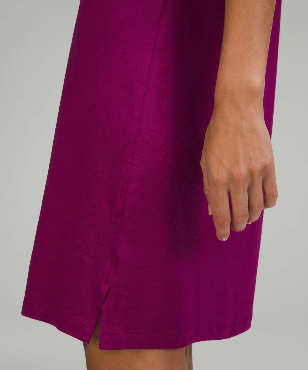 Lululemon Classic-Fit Cotton-Blend T-Shirt Dress - Magenta Purple