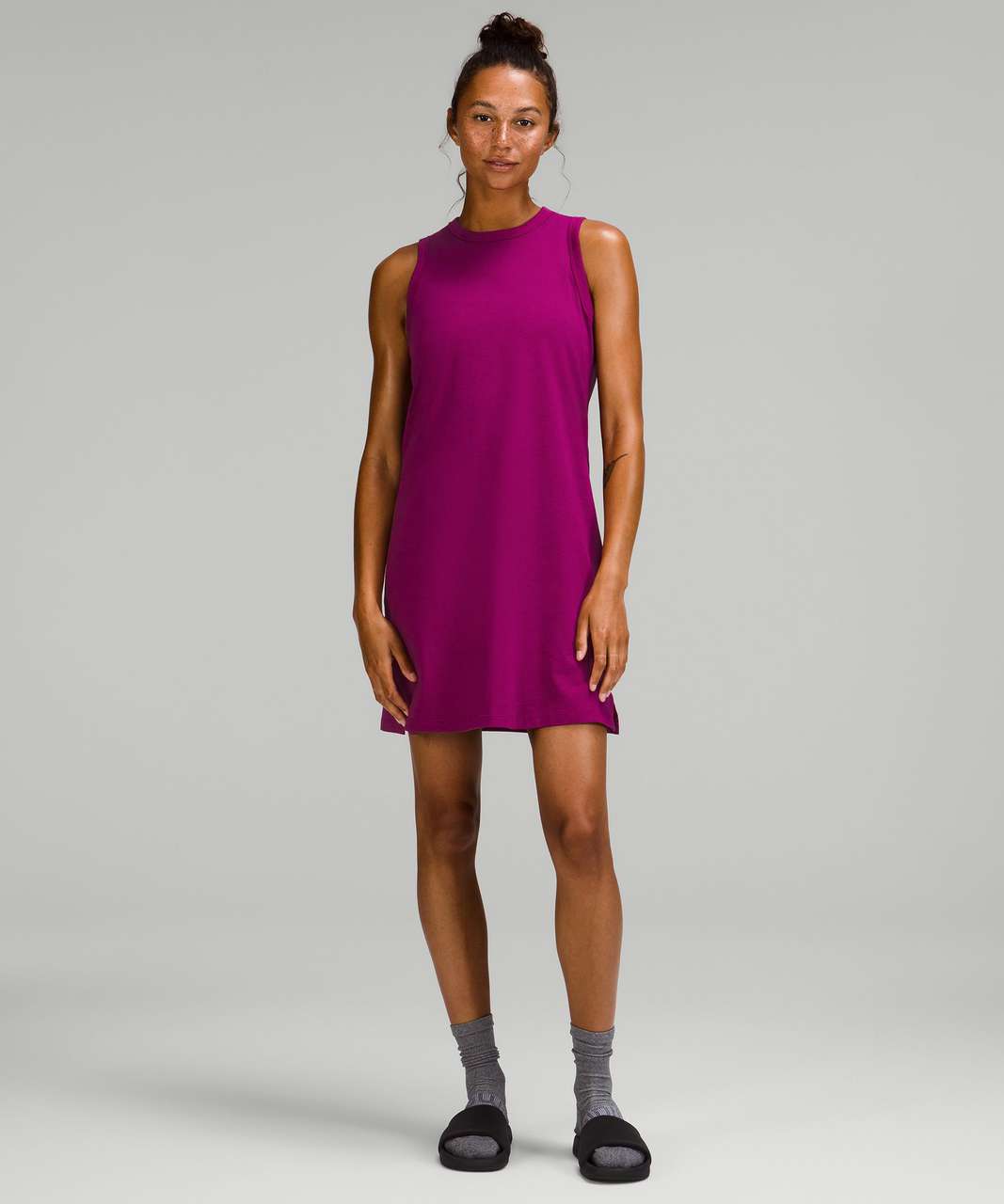 Lululemon Classic-Fit Cotton-Blend Dress - Magenta Purple - lulu