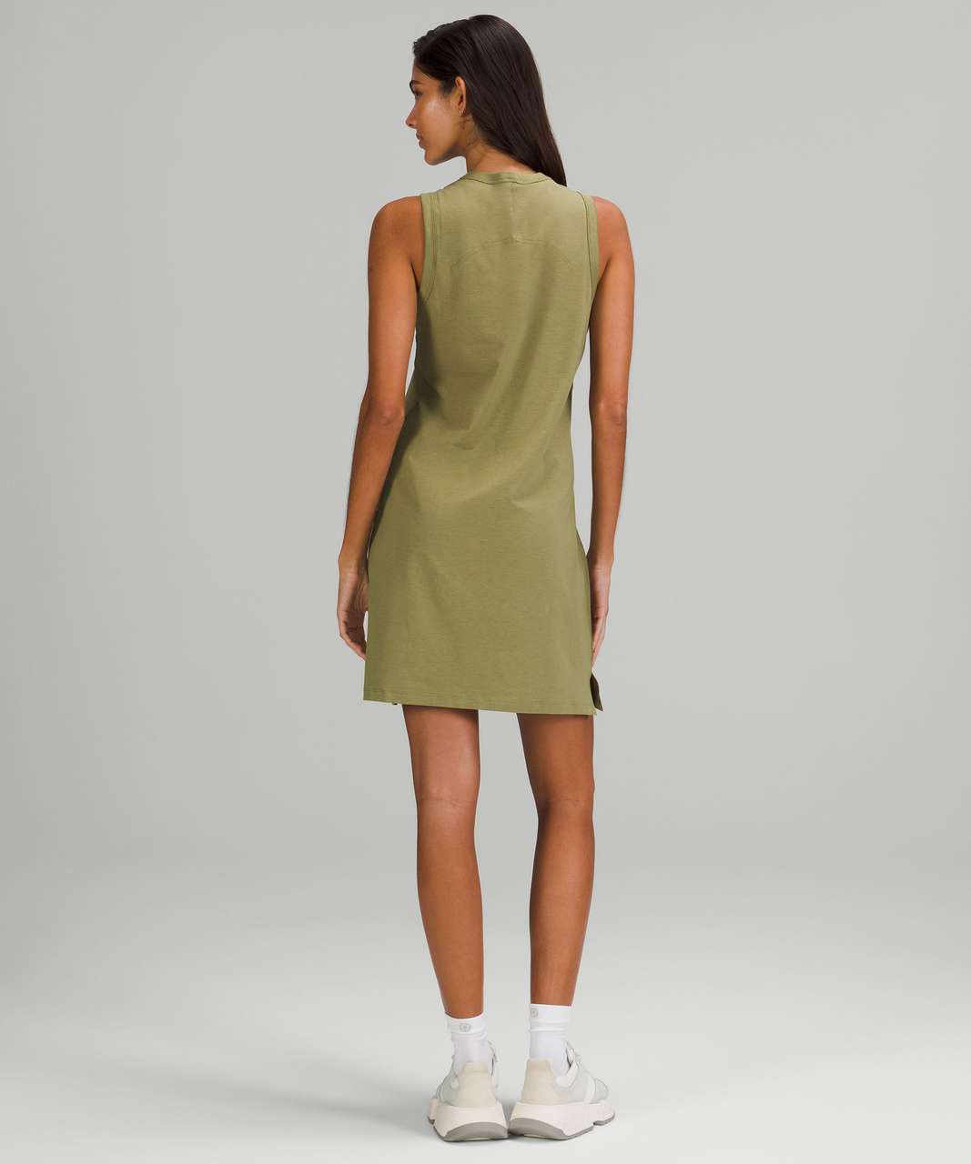 Lululemon Ribbed Modal-Cotton Dress - Spiced Bronze - lulu fanatics