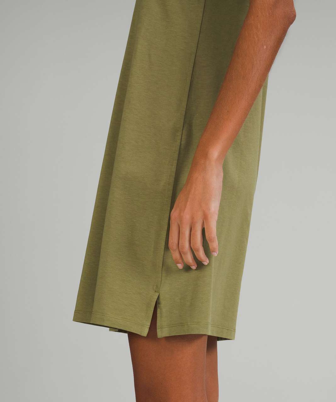 Maxi dress Lululemon Green size 10 US in Cotton - 26665382