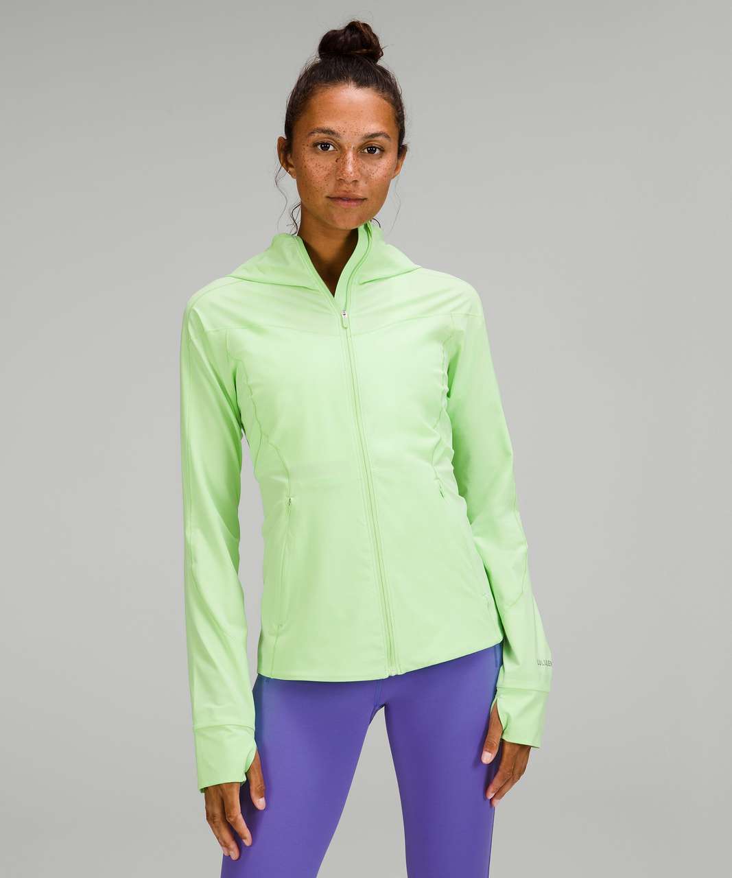 Lululemon Mist Over Windbreaker - Scream Green Light