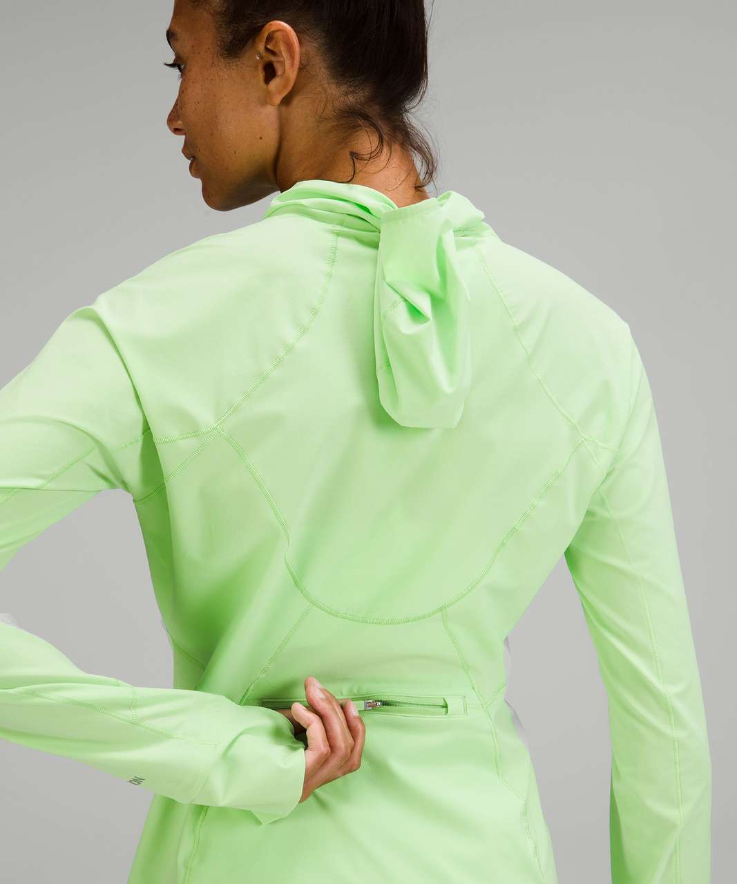 Lululemon Mist Over Windbreaker - Scream Green Light