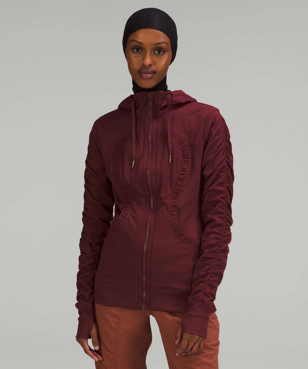 Lululemon Dance Studio Jacket - Red Merlot / Heathered Red Merlot