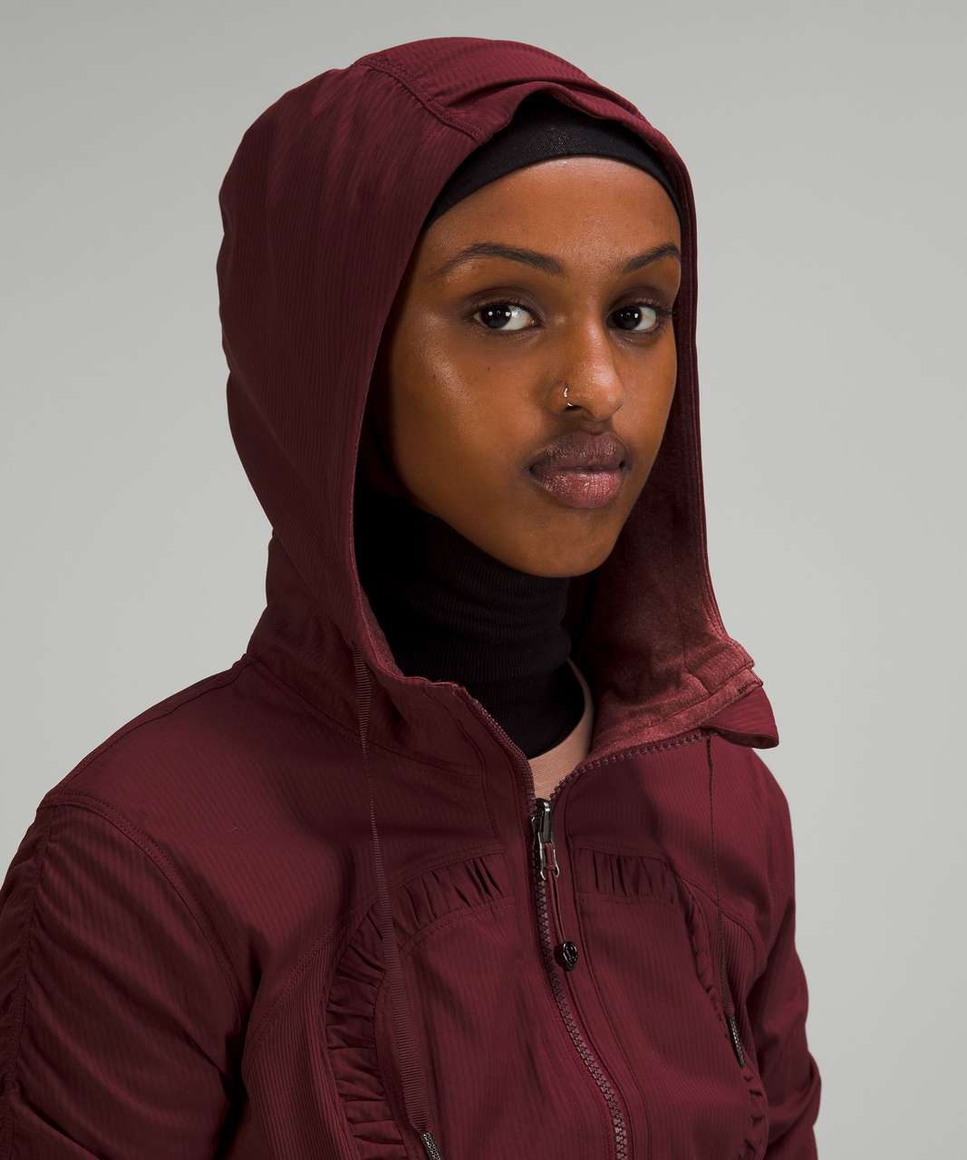 Lululemon Dance Studio Jacket - Red Merlot / Heathered Red Merlot