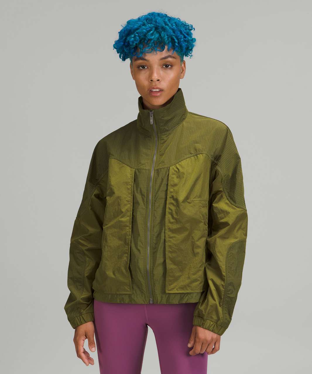 Lululemon Ripstop Relaxed-Fit Short Jacket - Juniper Green