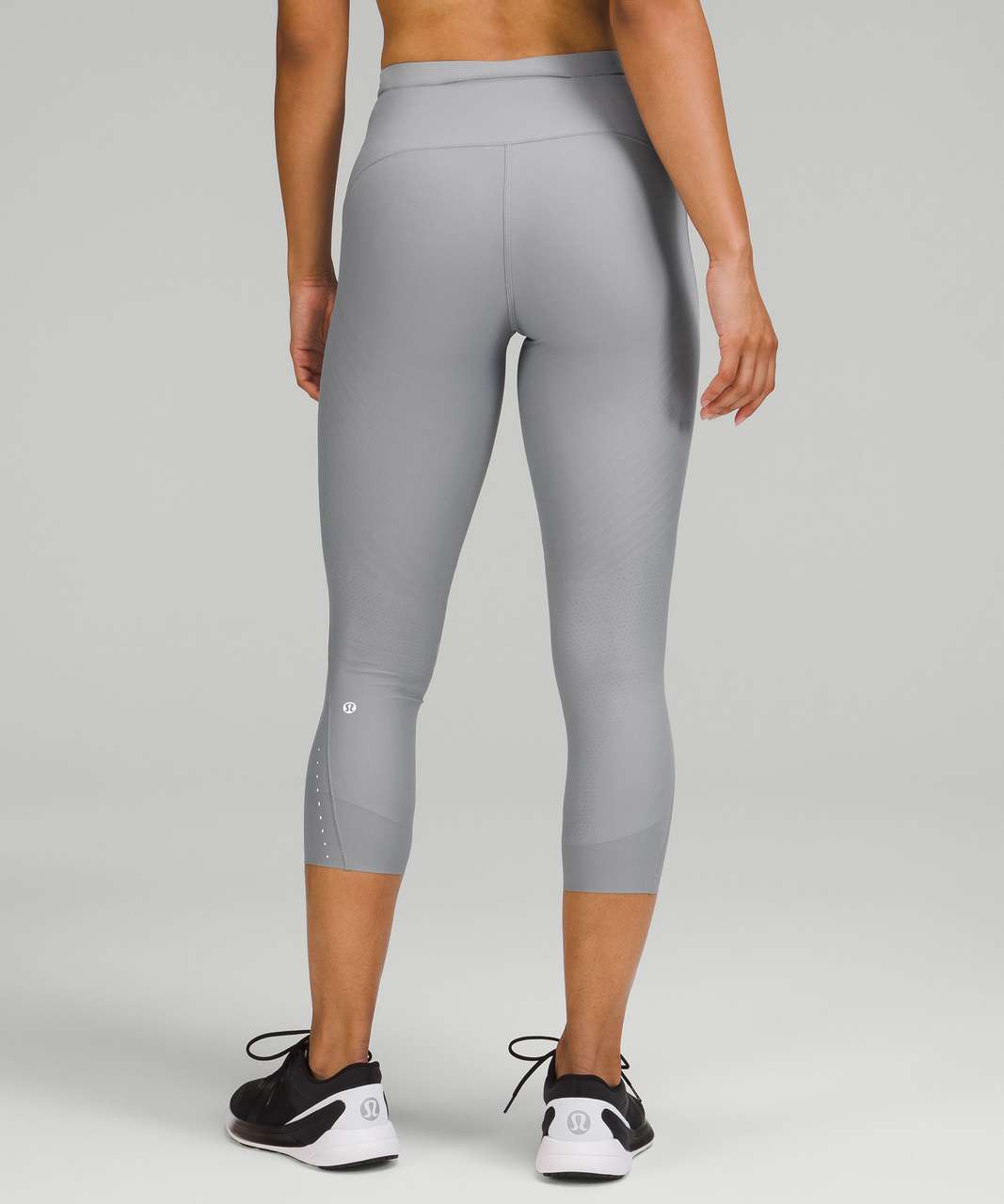 Lululemon SenseKnit High-Rise Running Crop 23" - Rhino Grey