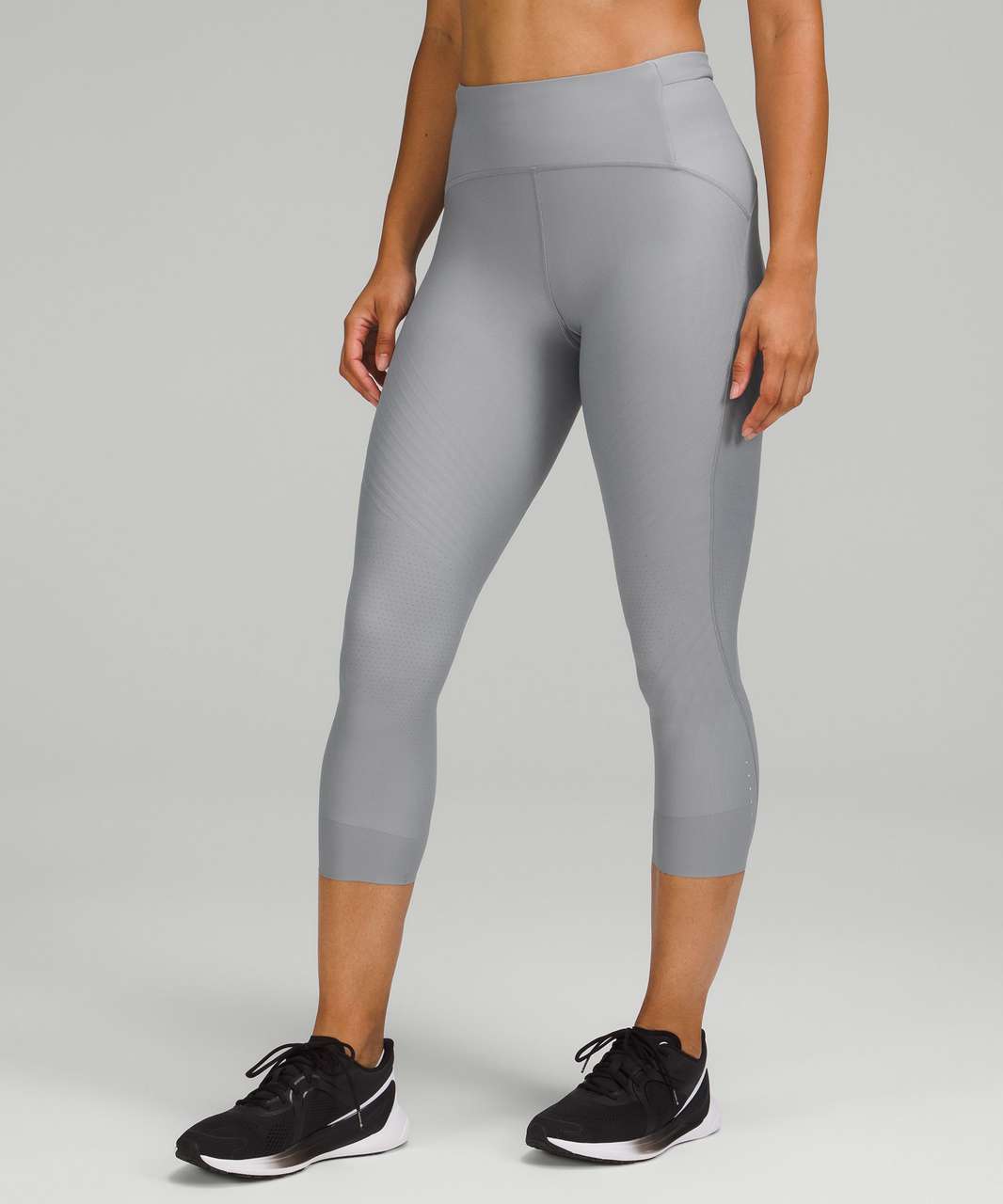 Lululemon SenseKnit High-Rise Running Crop 23" - Rhino Grey