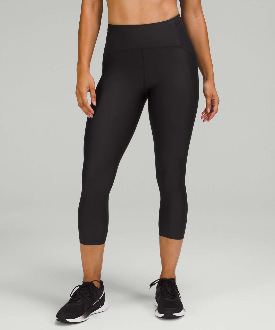 Lululemon Senseknit High-rise Running Crop 23 In Rhino Grey