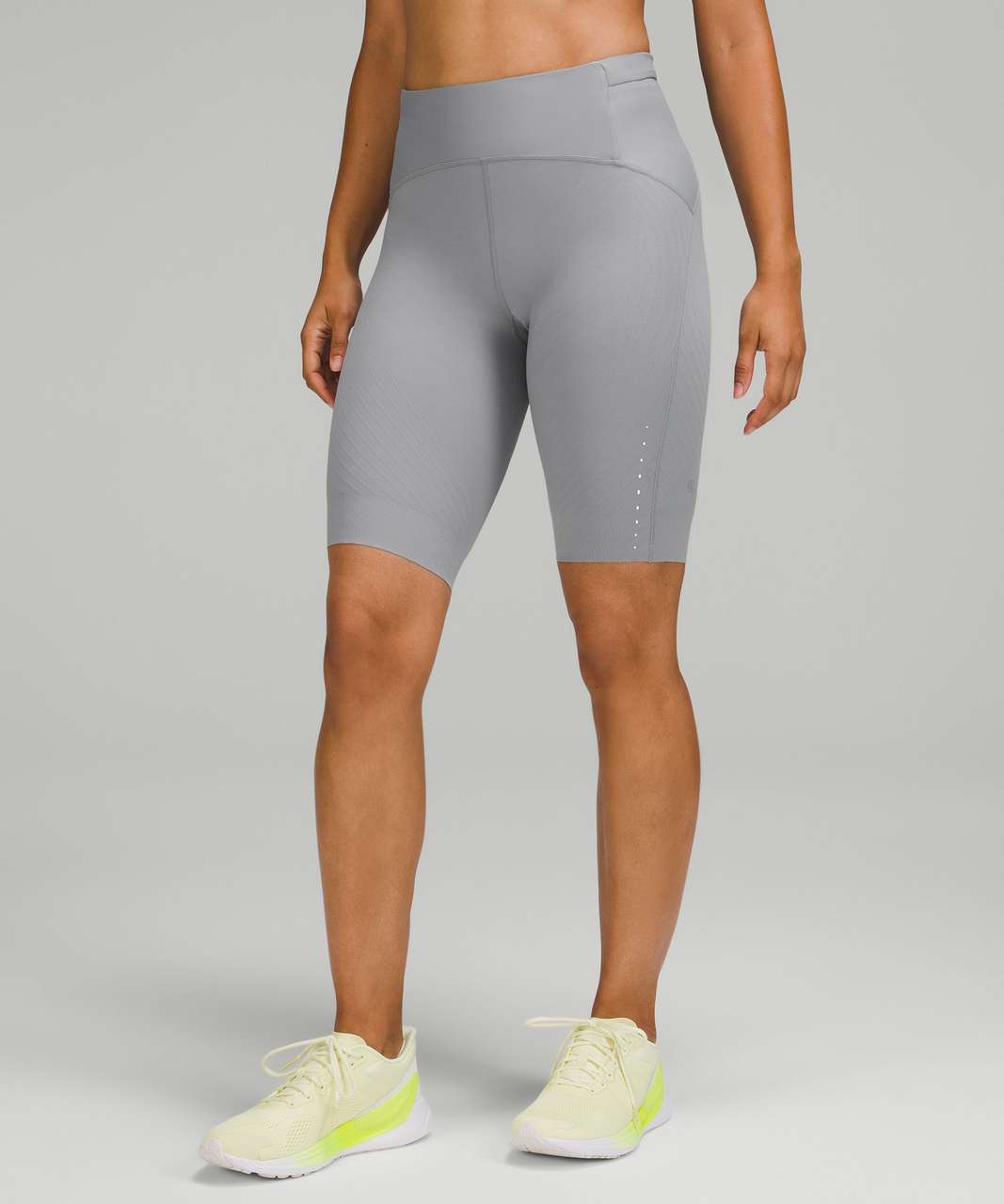 Lululemon SenseKnit Running High-Rise Short 10 - Rhino Grey