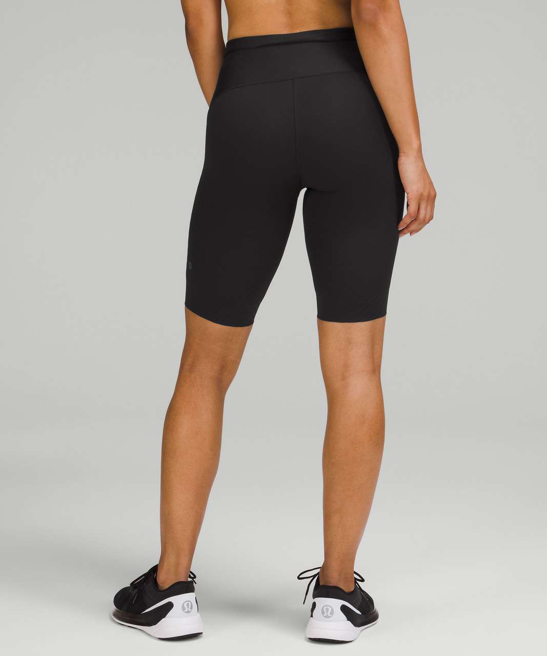 Lululemon SenseKnit Running High-Rise Short 10 - Black - lulu fanatics