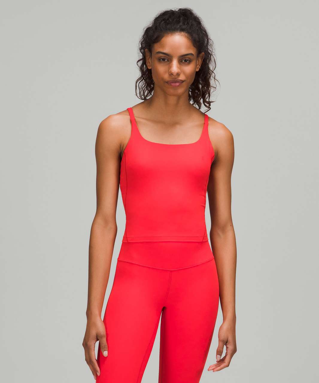 Lululemon Strappy Nulu Shelf Tank Top Love Red Women's 12 - $39 - From Emma