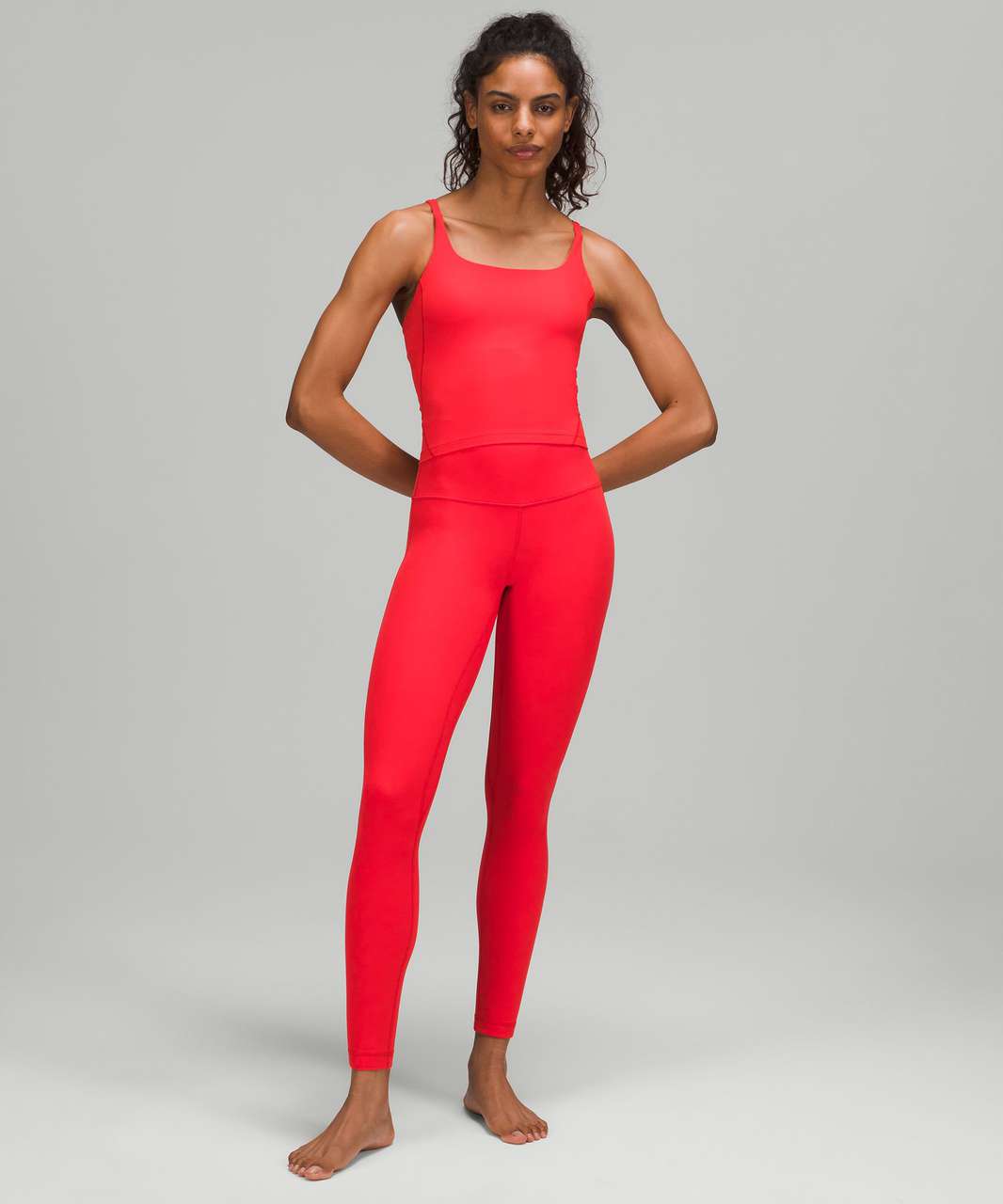 Lululemon Three Hit Henley - Love Red - lulu fanatics