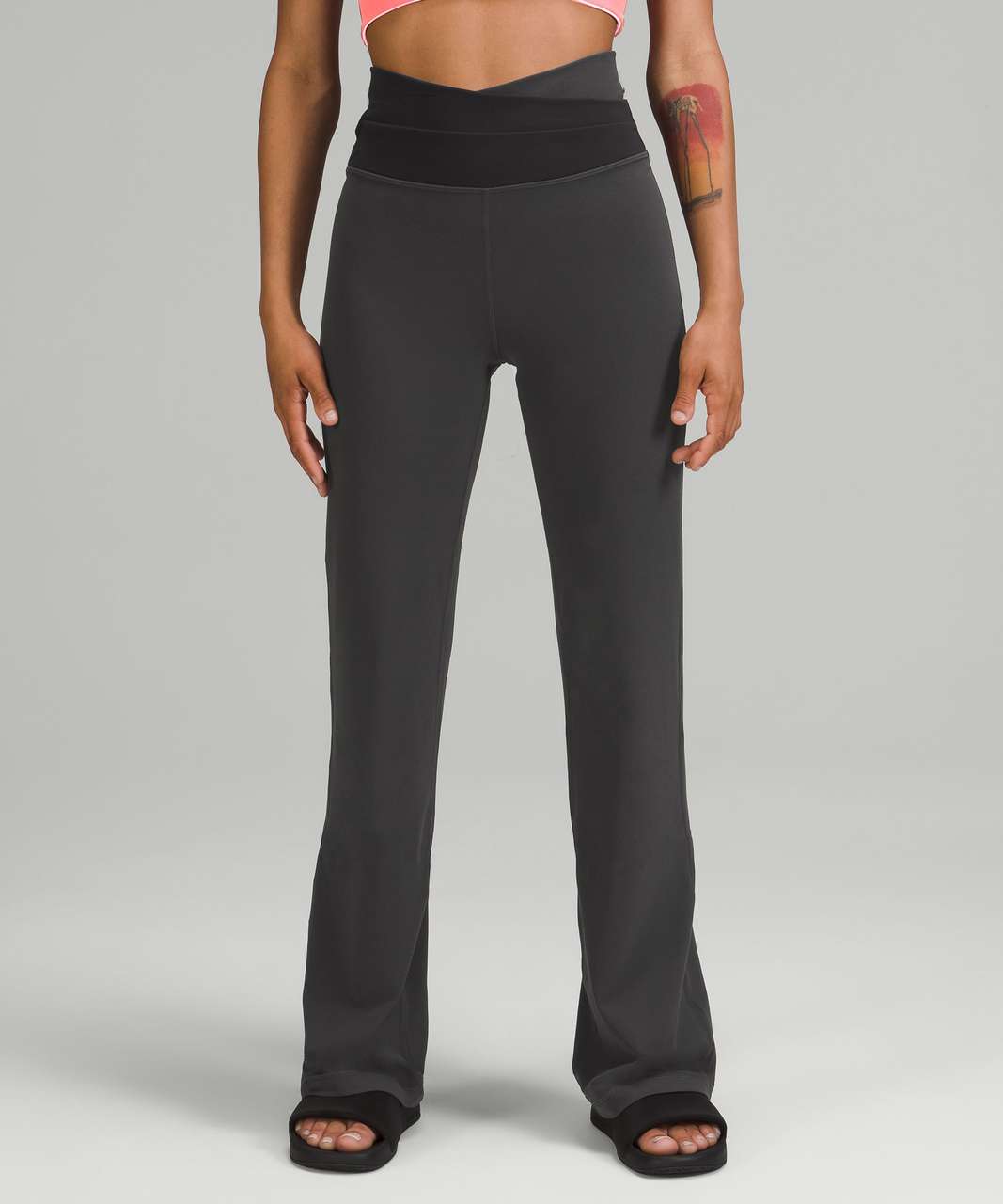 Lululemon Throwback Astro Pant - Graphite Grey / Black