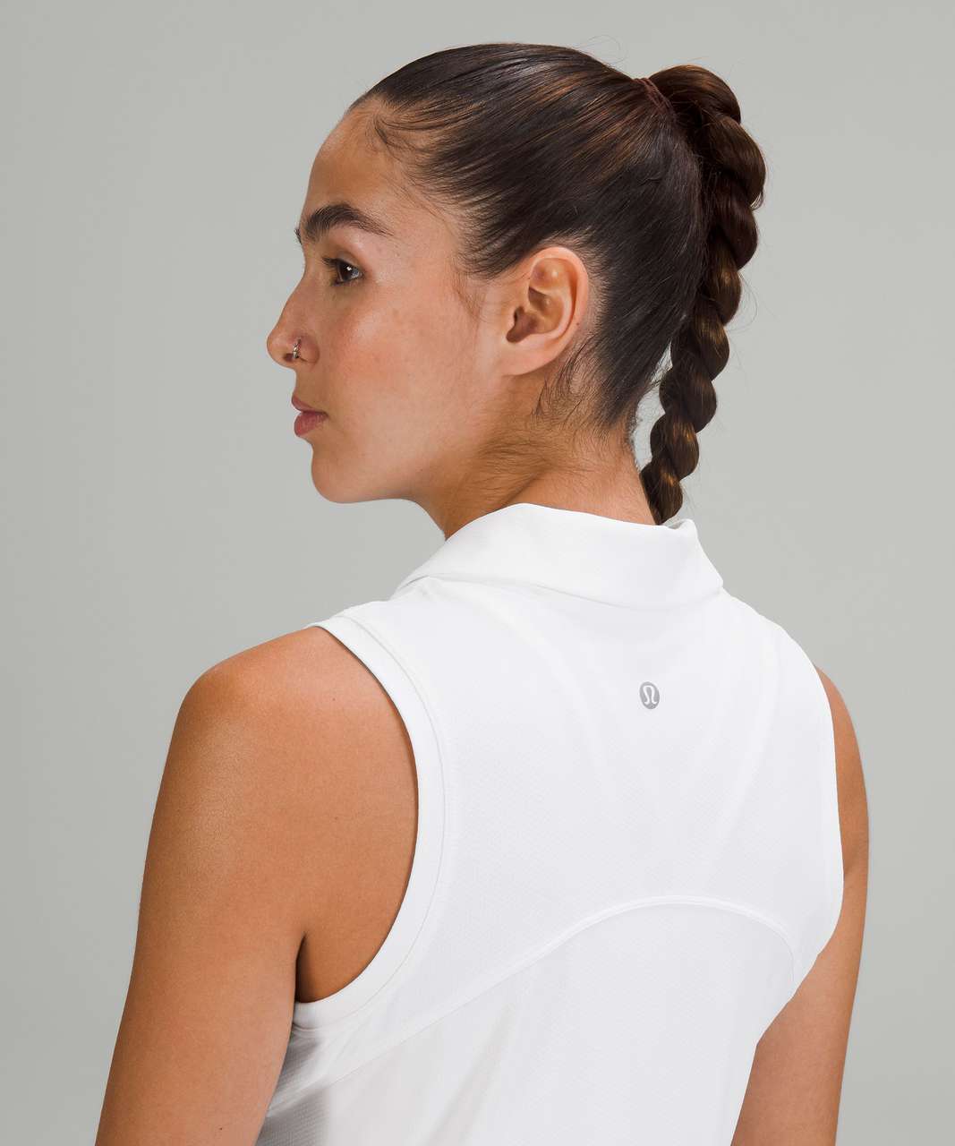 Lululemon Quick-Drying Sleeveless Polo Shirt - White (First Release)