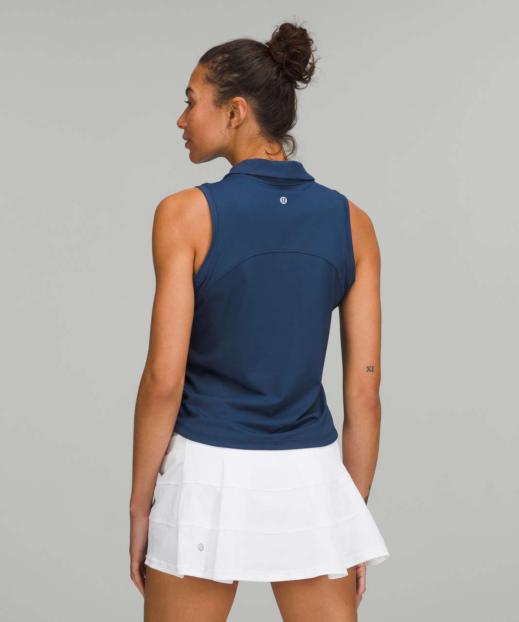 Lululemon Quick-Drying Sleeveless Polo Shirt - Mineral Blue