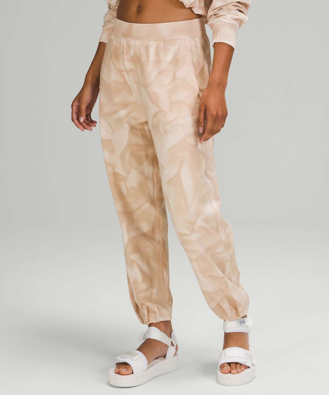 Lululemon LA Tapered Leg Jogger - Cafe Au Lait Wave Wash