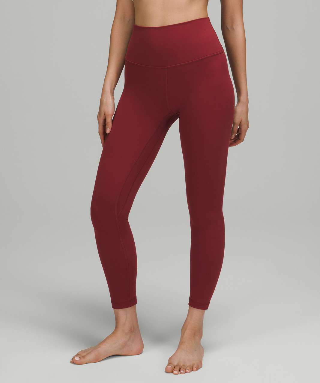 Lululemon Size 10 Align HR Crop 21 Mulled Wine MLWI Pant Buttery Nulu Hi  Rise