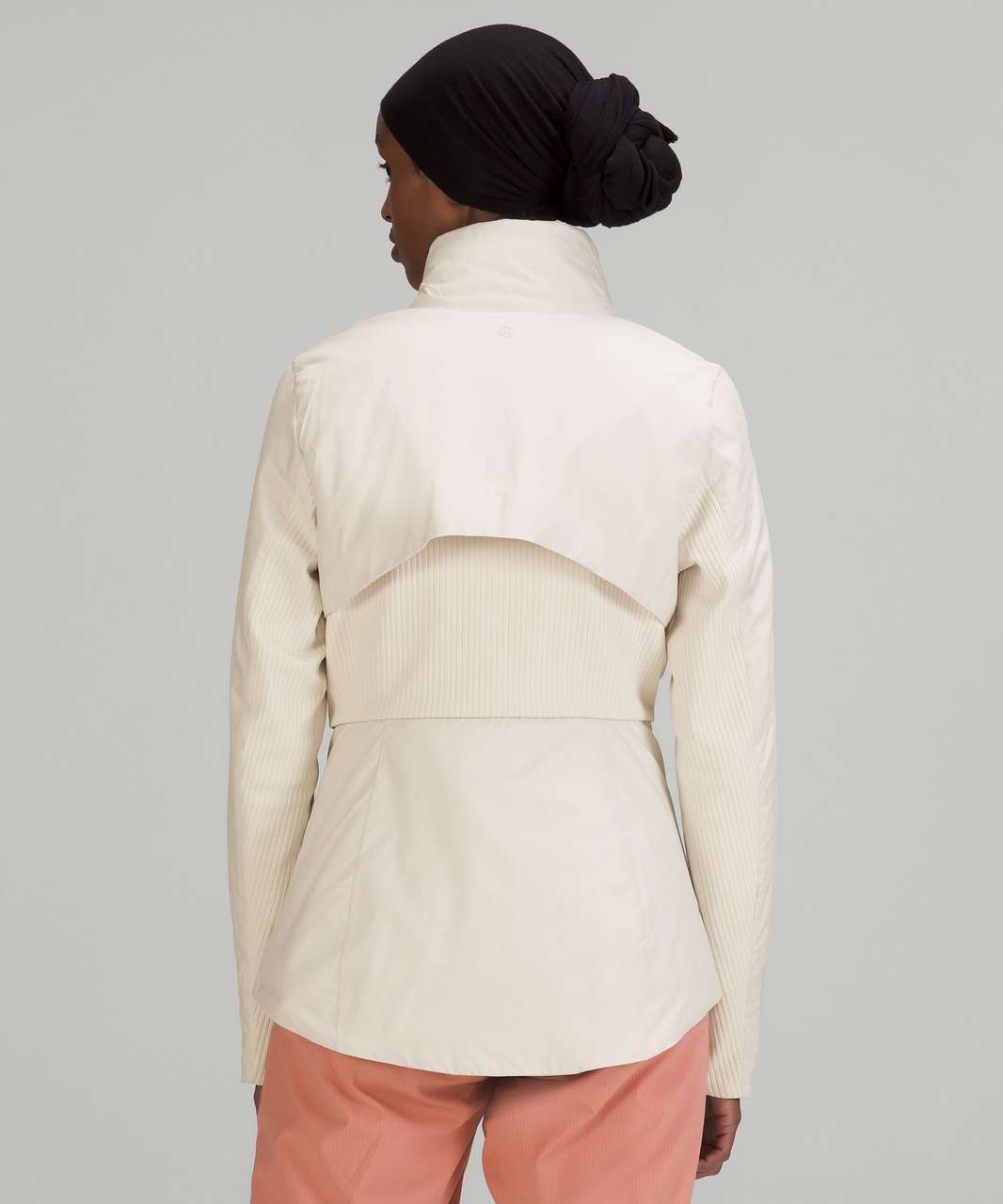 Lululemon SoftMatte Insulated Mid-Length Jacket - White Opal