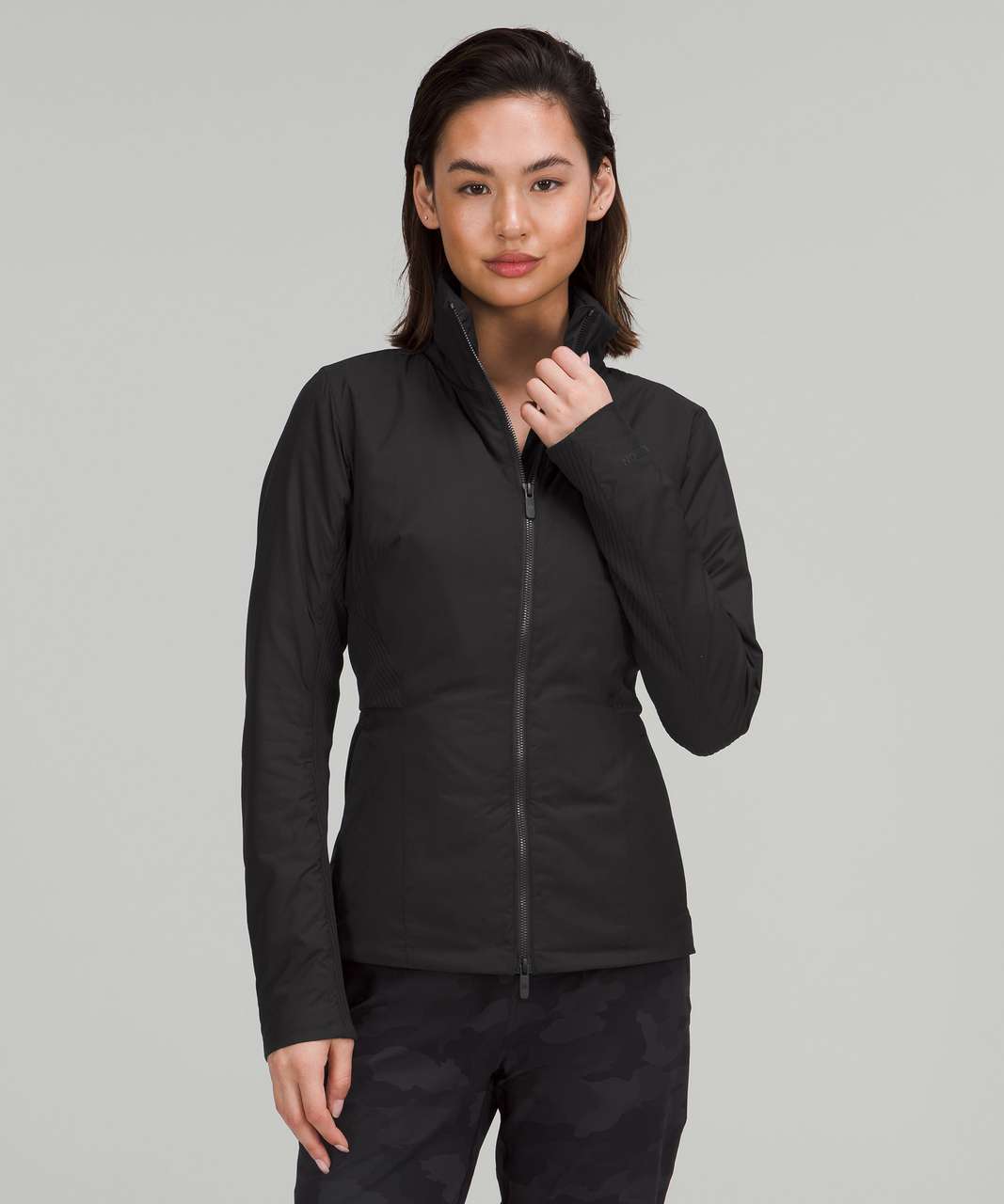 Lululemon SoftMatte Insulated Mid-Length Jacket - Black