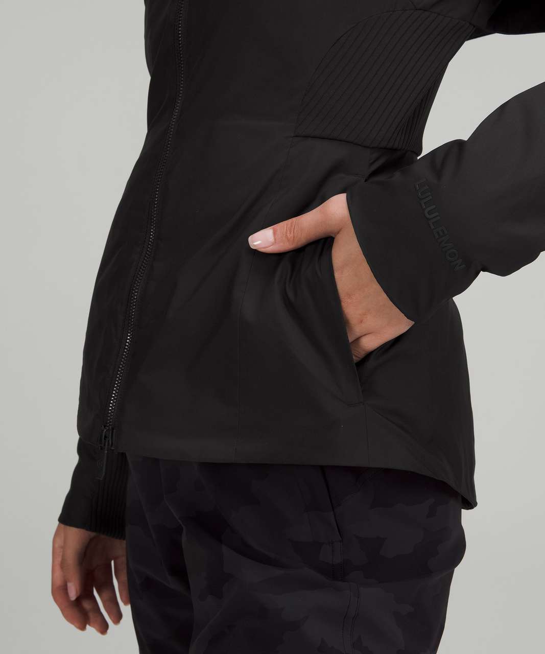 Lululemon SoftMatte Insulated Mid-Length Jacket - Black - lulu