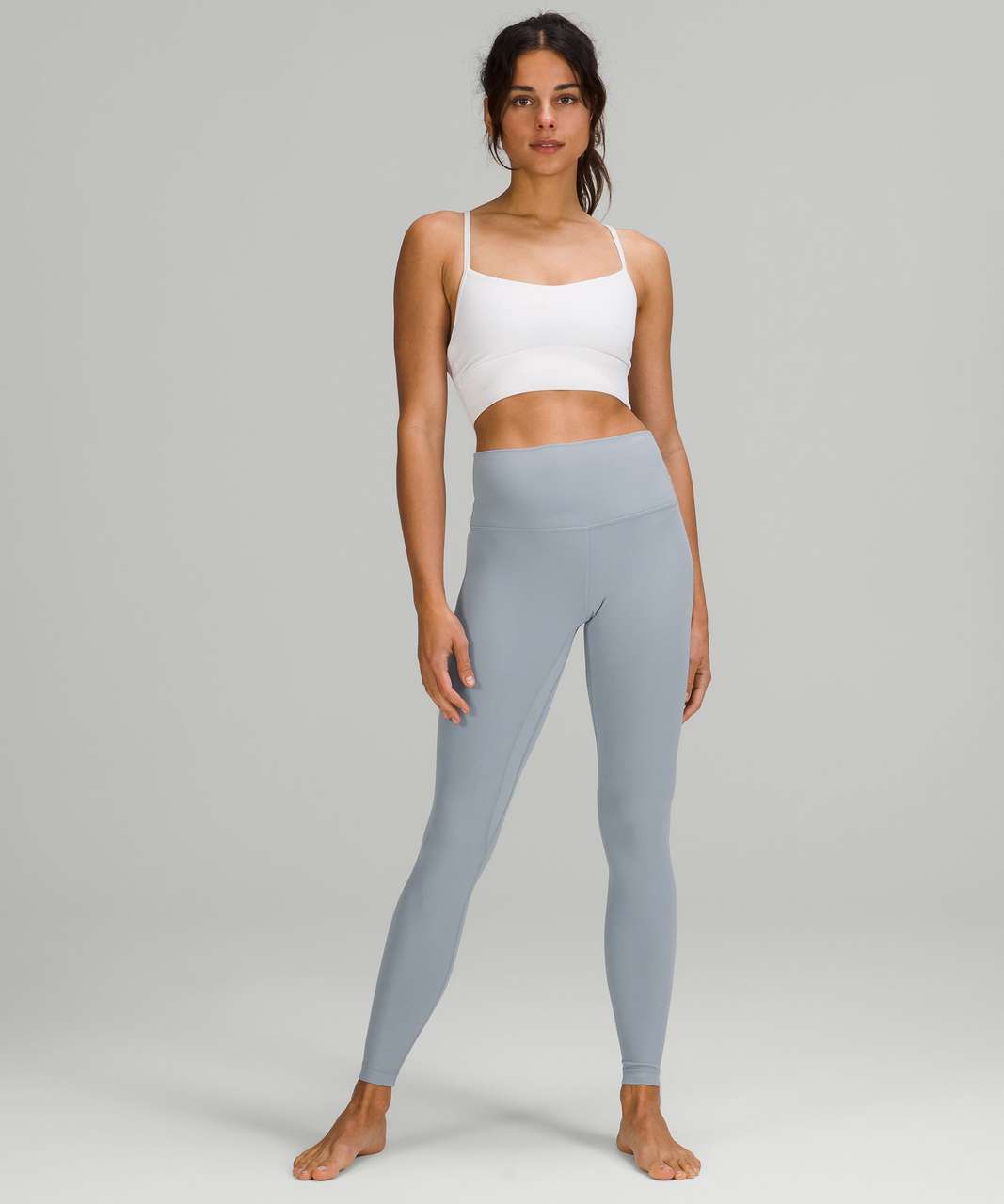 Accessory day outfit! Chambray align leggings size and full day ahead tank  size 4. 🤍 : r/lululemon