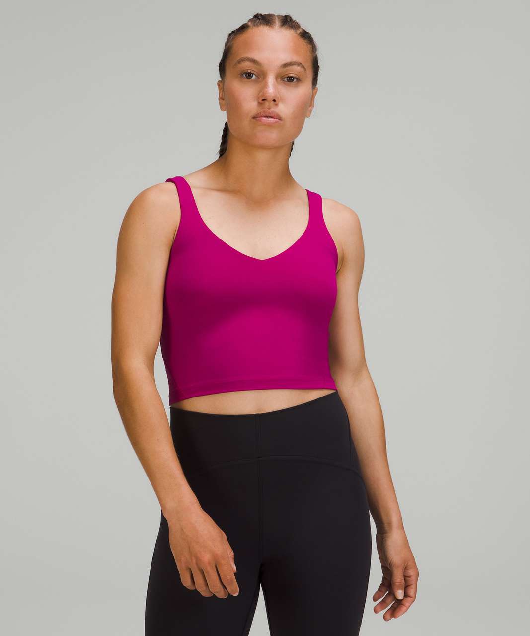 Lululemon Instill Tank Size 6 A/B cup Magenta Purple MGPR 25459