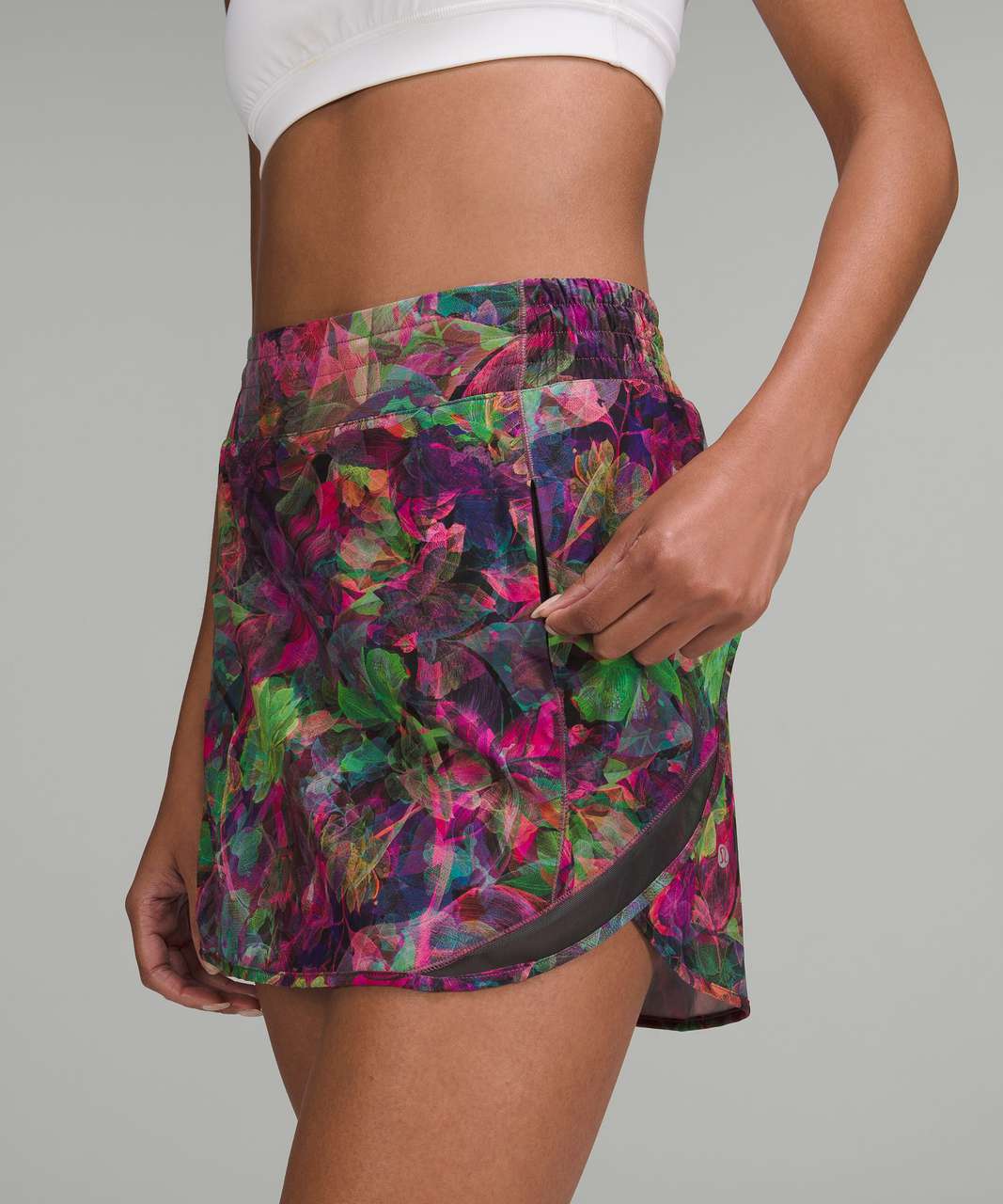 Lululemon Hotty Hot High-Rise Skirt - Vivid Floral Tone Multi