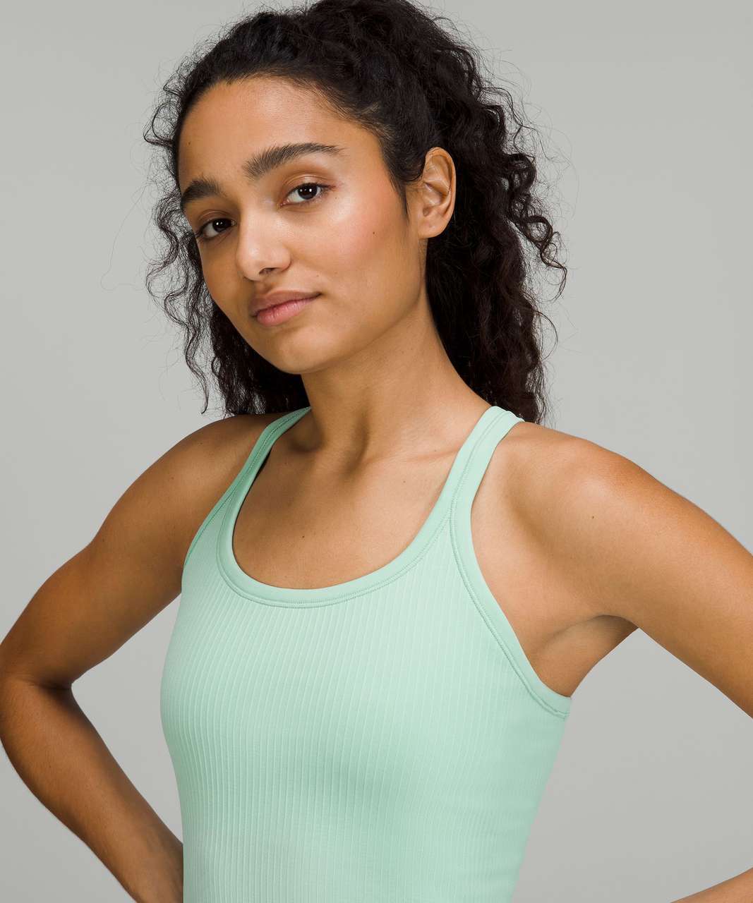 NWT LULULEMON WLDM Green Ebb To Street Built In Bra Tank Top 6