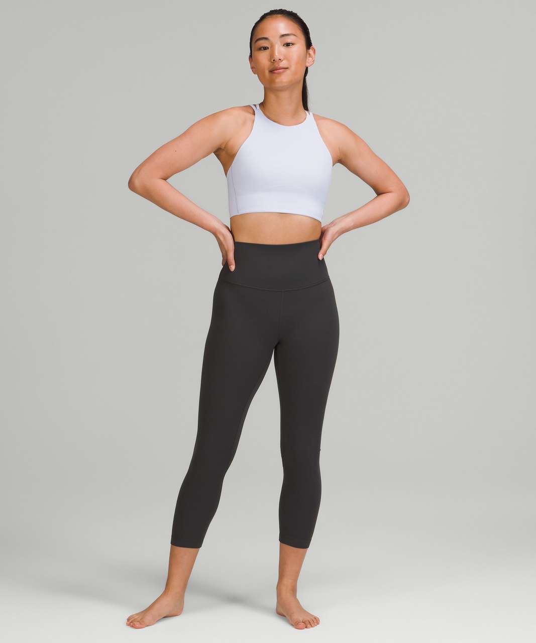 Lululemon + Like a Cloud High-Neck Longline Bra Light Support, B/C Cup  Online Only