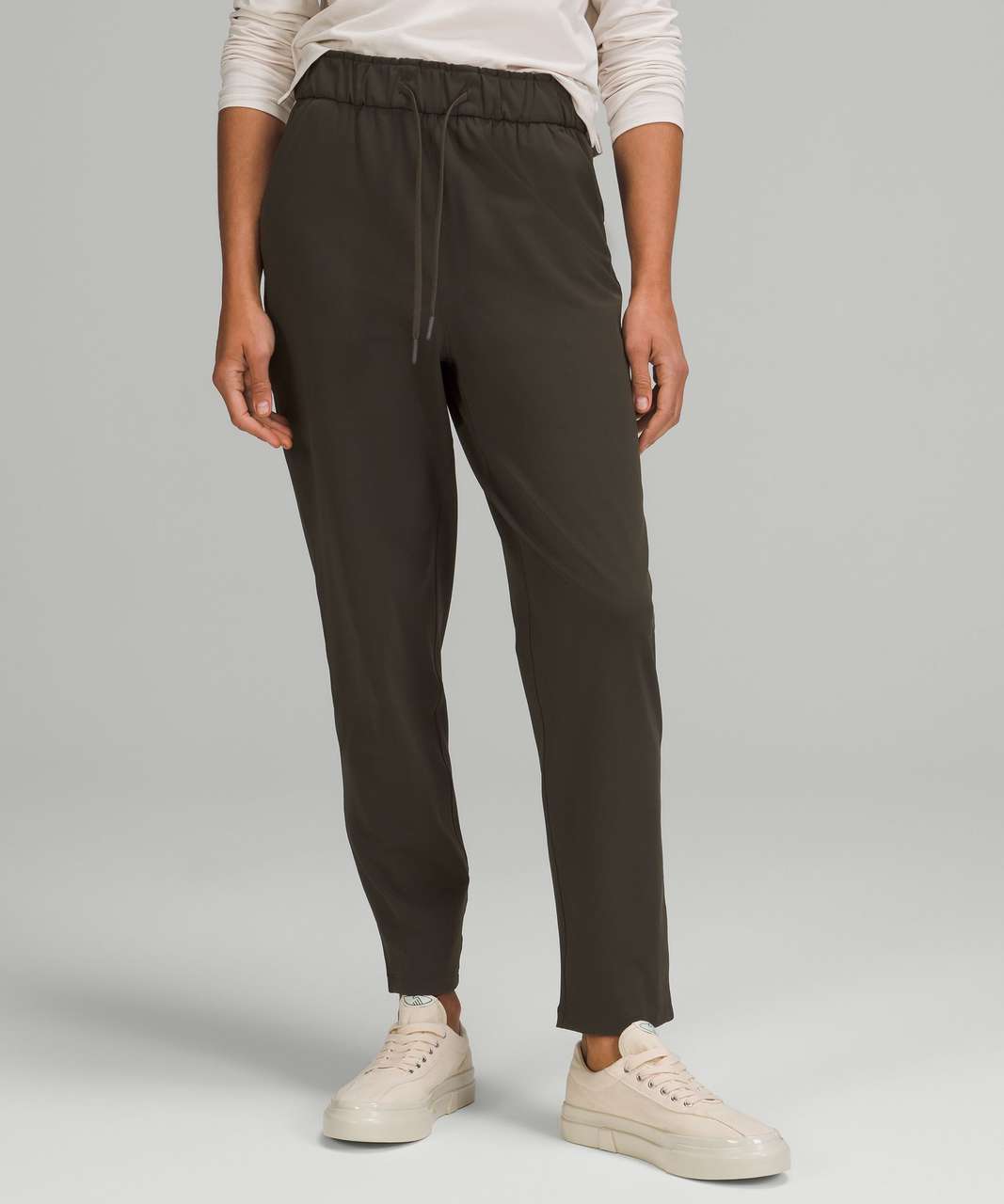 Lululemon Stretch High-Rise Pant 7/8 Length - Dark Olive - lulu fanatics