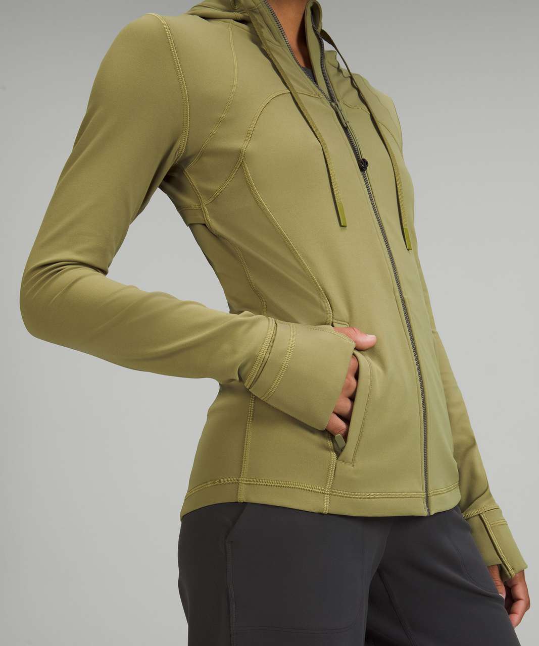 Lululemon Hooded Define Jacket *Nulu - Bronze Green