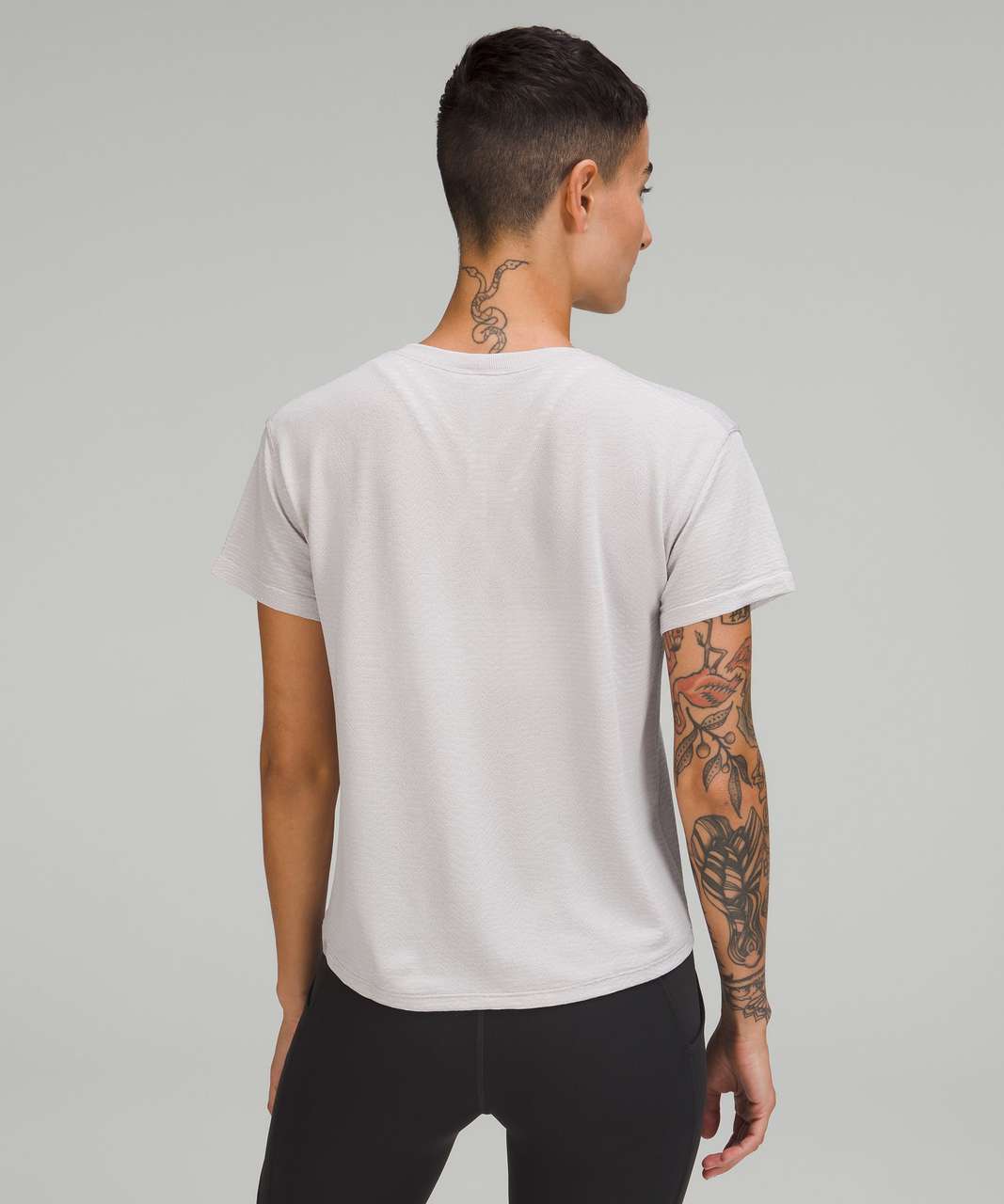 Lululemon Train to Be Short Sleeve Shirt - Ripple Wave Mineral