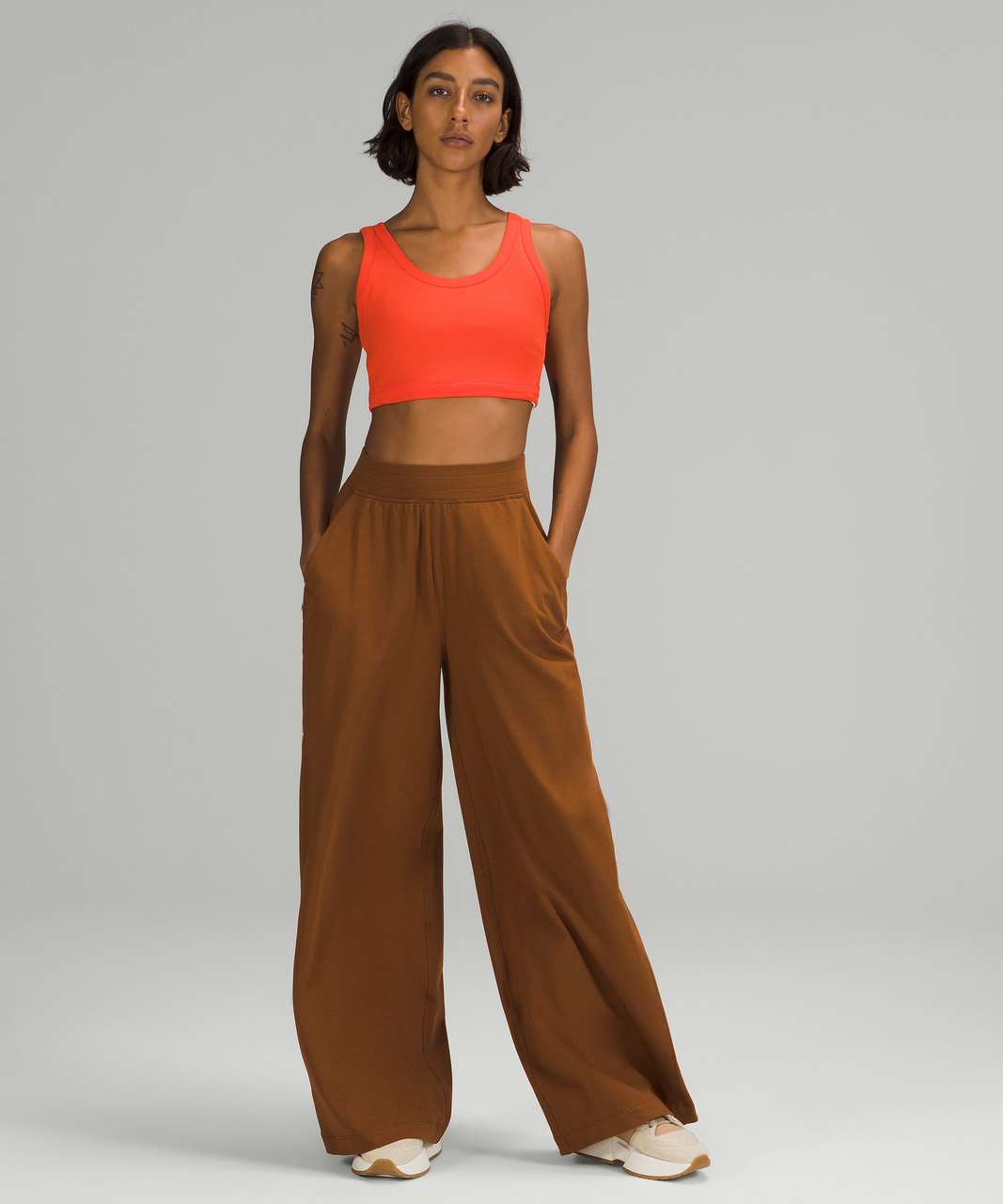 lululemon high waisted wide leg pants